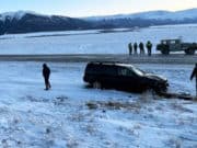 Nissan Pathfinder перевернулся возле Курая, водитель госпитализирована Nissan Pathfinder перевернулся возле Курая, водитель госпитализирована