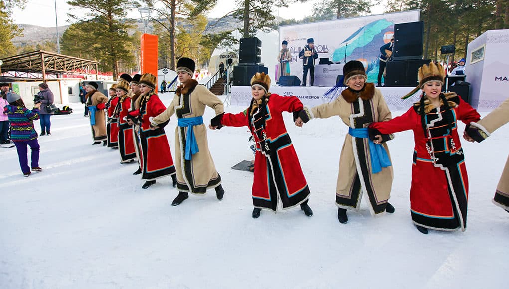 Алтайский новый год отметили на курорте «Манжерок»