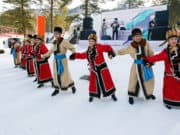 Алтайский новый год отметили на курорте «Манжерок» Алтайский новый год отметили на курорте «Манжерок»