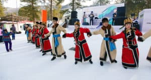 Алтайский новый год отметили на курорте «Манжерок»