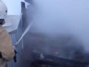 На пожаре в Мухор-Тархате погибли десять ягнят и теленок На пожаре в Мухор-Тархате погибли десять ягнят и теленок
