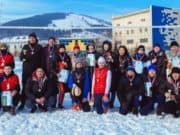 В Горно-Алтайске прошел открытый кубок по волейболу на снегу В Горно-Алтайске прошел открытый кубок по волейболу на снегу