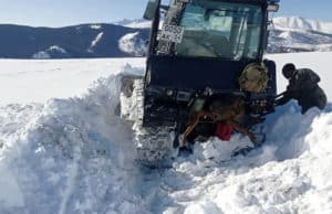 Сильный снегопад заблокировал дорогу на Аргут Сильный снегопад заблокировал дорогу на Аргут