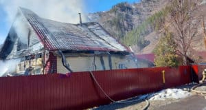 В Манжероке сгорел жилой дом