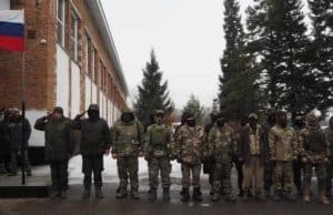 Добровольцев-казаков проводили на спецоперацию