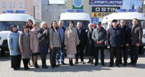 Районные больницы получили новые автомобили скорой помощи Районные больницы получили новые автомобили скорой помощи