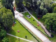 Школьник устроил акт вандализма на Мемориале славы в Майме