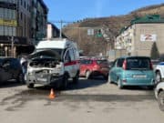На «мебельном» перекрестке не пропустили «скорую», пострадала пациентка