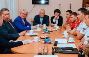 Замминистра науки России встретился с представителями команды ГАГУ по рафтингу Замминистра науки России встретился с представителями команды ГАГУ по рафтингу