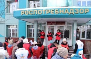 Участники акции «10 тысяч шагов к жизни» прошли 7 километров по Горно-Алтайску