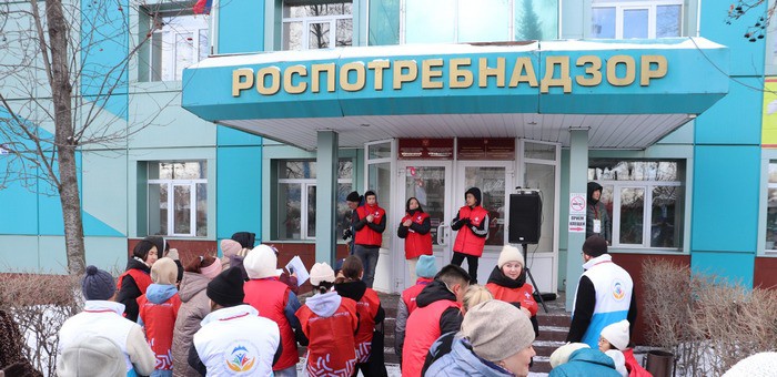 Участники акции «10 тысяч шагов к жизни» прошли 7 километров по Горно-Алтайску