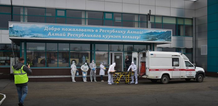 Антихолерные учения прошли в аэропорту Горно-Алтайска