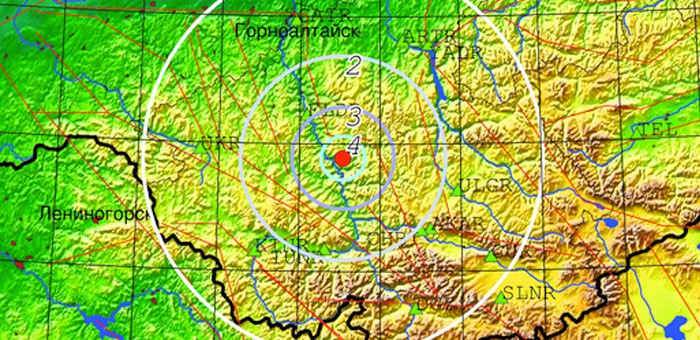 Землетрясение магнитудой 3,9 произошло в Онгудайском районе