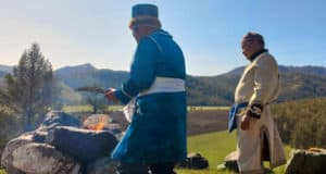 Обряд поклонения Алтаю провели в Усть-Канском районе