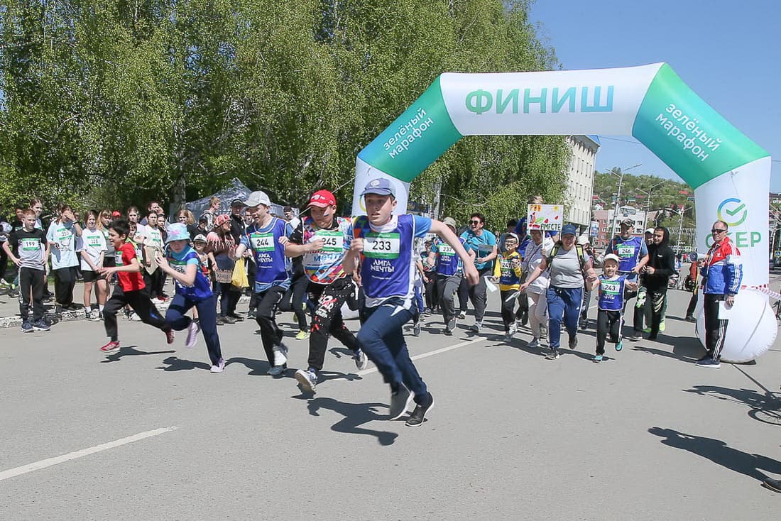 На Алтае впервые прошел «Зеленый марафон» 