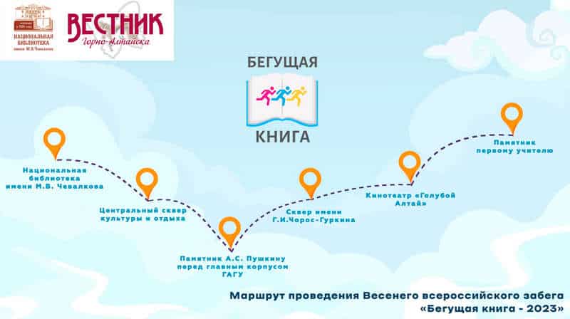 Интеллектуальный забег «Бегущая книга – 2023» пройдет в Горно-Алтайске