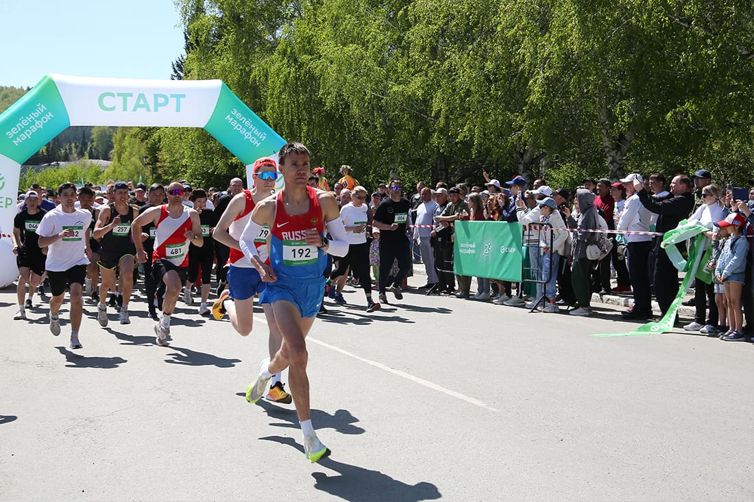 На Алтае впервые прошел «Зеленый марафон» 