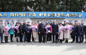 Обновленную Доску почета открыли в Республике Алтай