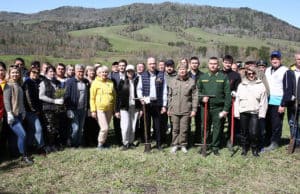 Международная акция «Сад памяти» прошла в Республике Алтай