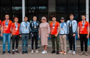 В Горно-Алтайске встретили рафтеров ГАГУ, триумфально выступивших на чемпионате России