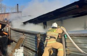 Искра из трубы бани едва не привела к трагедии в Шебалино