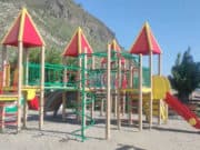Детскую площадку открыли в селе Аюла Детскую площадку открыли в селе Аюла
