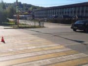 Еще один пешеходный переход закрывают в Горно-Алтайске Опасный пешеходный переход ликвидируют в Горно-Алтайске