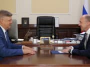 Крупные стройки и инвестпроекты: Олег Хорохордин встретился с Анатолием Серышевым Крупные стройки и инвестпроекты: Олег Хорохордин встретился с Анатолием Серышевым