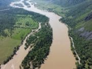 Уровень воды в реке Чулышман за сутки снизился на 14 см Уровень воды в реке Чулышман за сутки снизился на 14 см