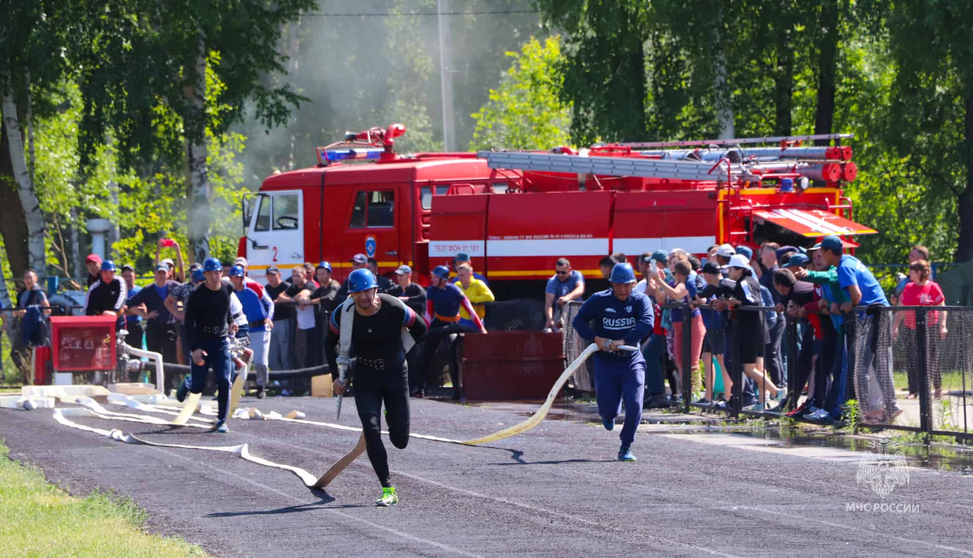 Чемпионат по пожарно-спасательному спорту прошел на Алтае 