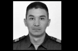 В Ортолыке простились с военнослужащим, погибшим при исполнении боевой задачи Аманбол Александрович Яданов