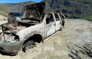 На Кату-Ярыке сгорел автомобиль На Кату-Ярыке сгорел автомобиль