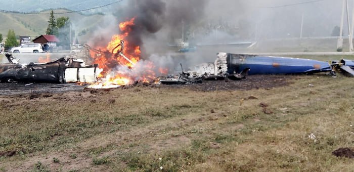 При крушении вертолета в Тюнгуре погибли шесть человек
