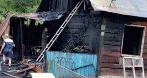 В Иогаче соседи спасли мужчину, который едва не погиб на пожаре