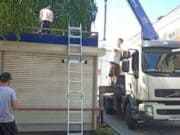 Незаконные киоски начали демонтировать в Горно-Алтайске