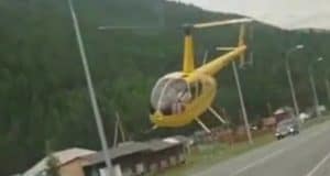 Пилота наказали за посадку и взлет вертолета на АЗС в Акташе