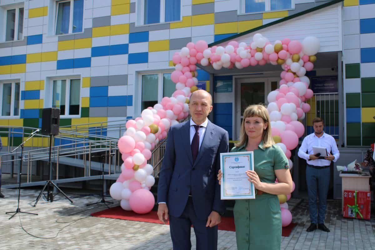 В Кызыл-Озеке открылся новый детский сад на 125 мест 