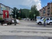 В ДТП на главном проспекте Горно-Алтайска пострадали четыре человека