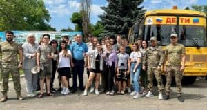 Первая группа детей из Славяносербского района ЛНР отправилась на отдых в Республику Алтай