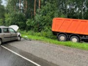 Водитель КАМАЗа разогнался и устроил ДТП на Чуйском тракте Водитель КАМАЗа разогнался и устроил ДТП на Чуйском тракте
