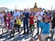 Площадку ГТО и скейт-парк открыли в Кош-Агаче Площадку ГТО и скейт-парк открыли в Кош-Агаче