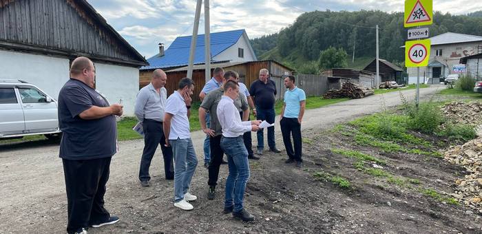 В Бирюле проверили ход строительства сельского клуба