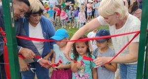 Новую детскую спортплощадку открыли в Шебалино
