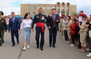 Героя России Данияра Джартанова с почестями встретили на малой родине Героя России Данияра Джартанова с почестями встретили на малой Родине
