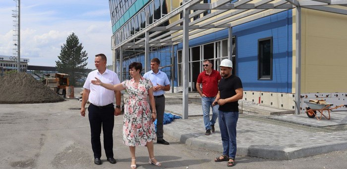 В Горно-Алтайске продолжается строительство физкультурно-оздоровительного комплекса