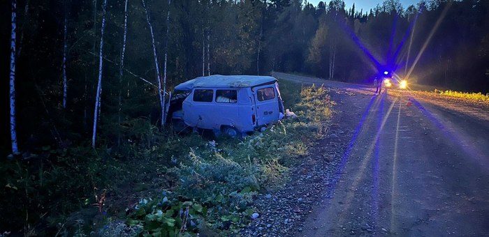 УАЗ «буханка» перевернулся в Турочакском районе – водитель погиб