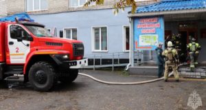 В детской поликлинике предотвратили пожар