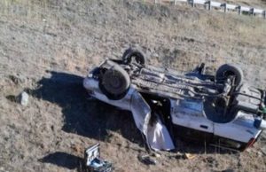 Возле Акташа опрокинулась иномарка: пострадали четыре человека Возле Акташа опрокинулась иномарка: пострадали четыре человека
