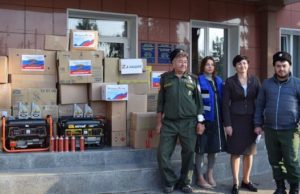 В Горно-Алтайске собрали гумпомощь для бойцов-казаков отряда «Сибирь»