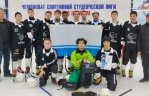 Сборная студентов Республики Алтай по хоккею с мячом выступила на чемпионате в Иркутске